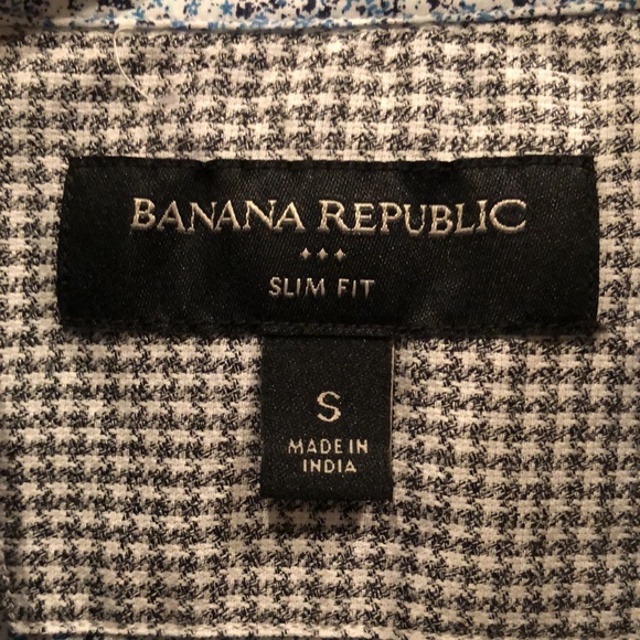 BANANA REPUBLIC FACTORY BUTTON UP SLIM FIT SMALL - Picture 2 of 4